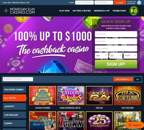 ll Mohegan Sun Online Casino Review ᐈ Up to $500 Bonus .